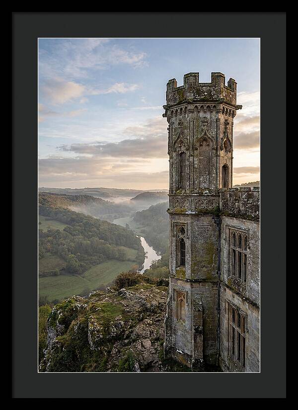 Castle Tower Overlooking Misty Valley