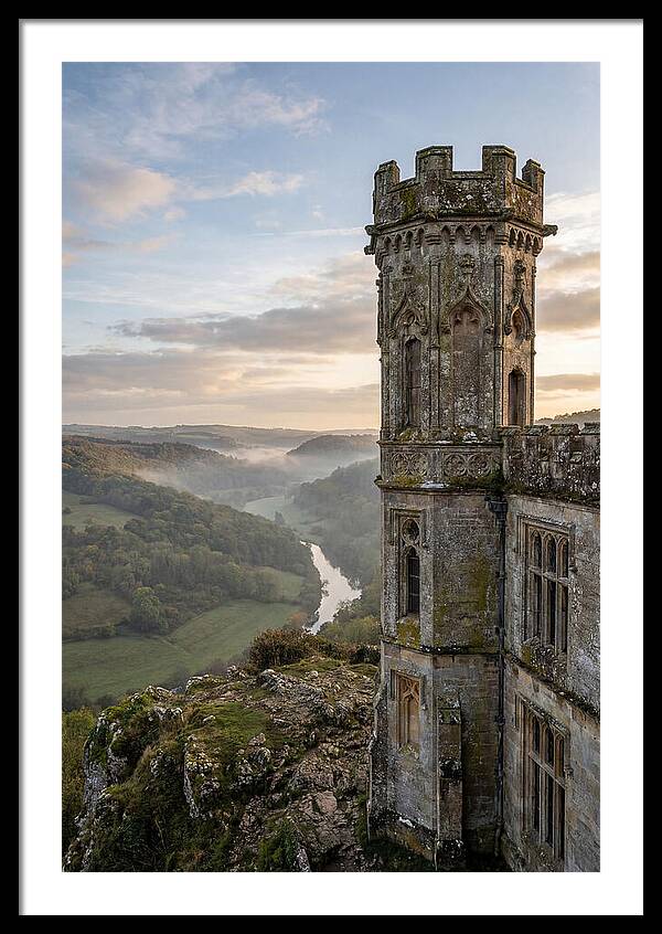 Castle Tower Overlooking Misty Valley