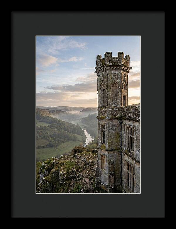 Castle Tower Overlooking Misty Valley