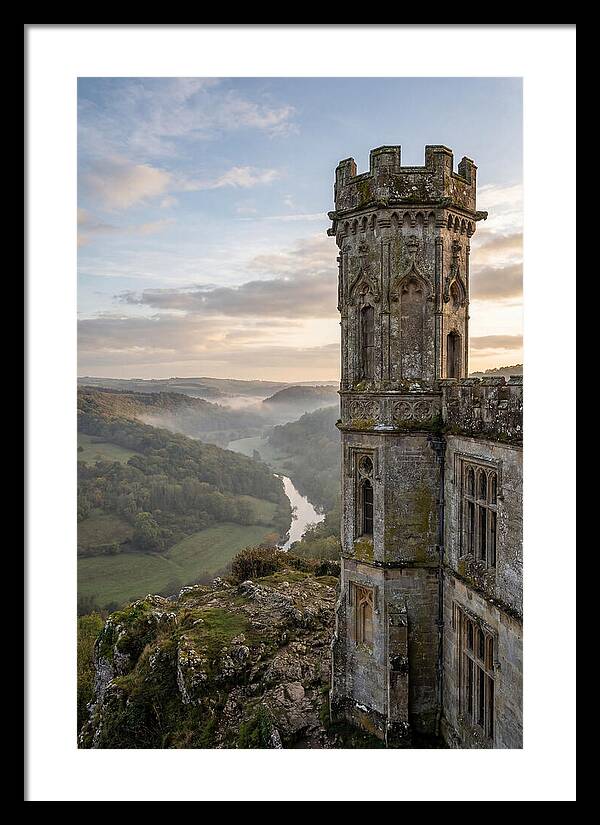 Castle Tower Overlooking Misty Valley