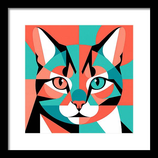 Cat Pop Art Style