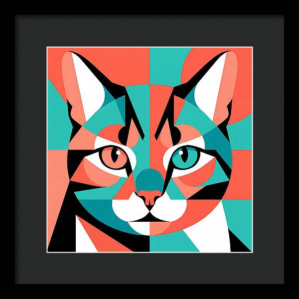 Cat Pop Art Style