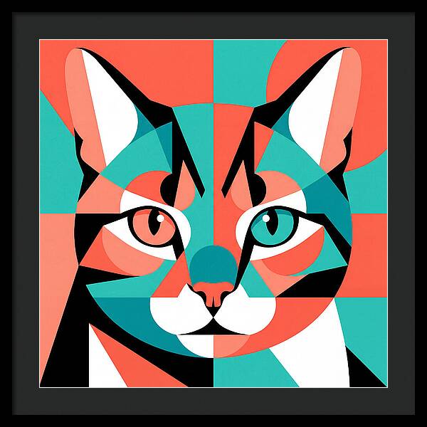 Cat Pop Art Style