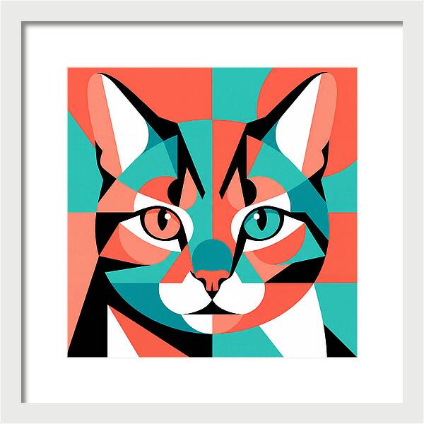 Cat Pop Art Style