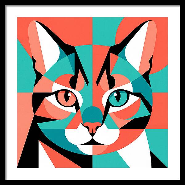 Cat Pop Art Style