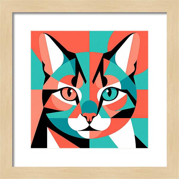 Cat Pop Art Style