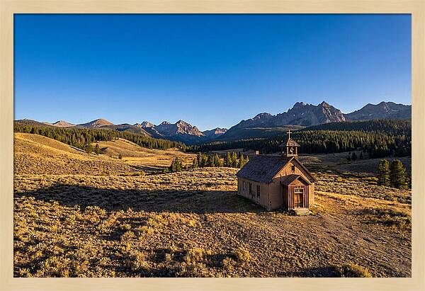 Cataldo Mission Under Blue Skies