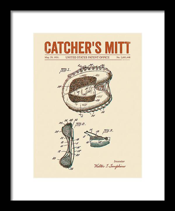 Catcher's Mitt Retro Patent Us2681448a