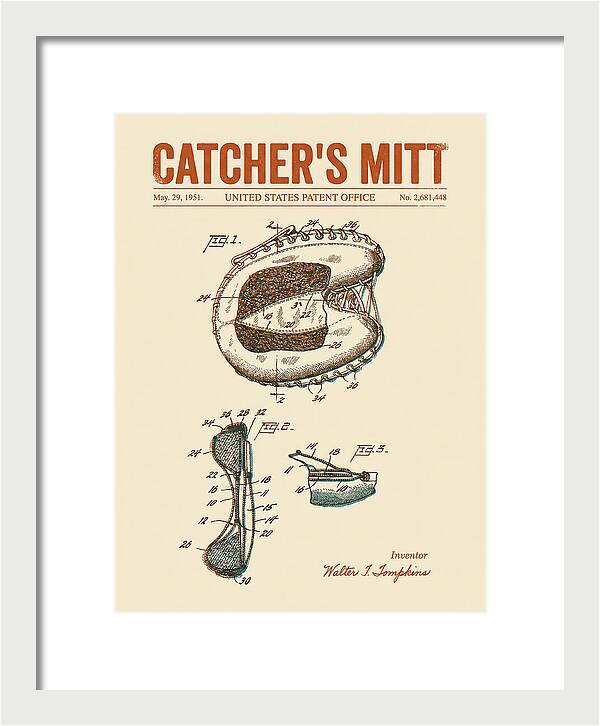 Catcher's Mitt Retro Patent Us2681448a