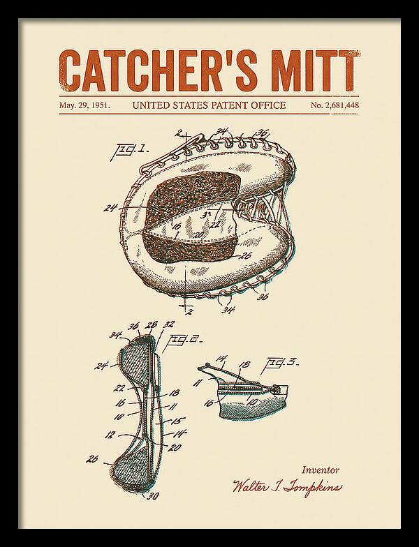 Catcher's Mitt Retro Patent Us2681448a