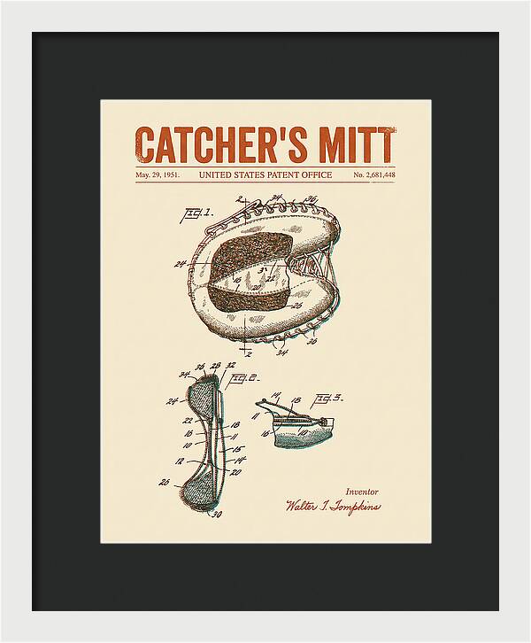 Catcher's Mitt Retro Patent Us2681448a