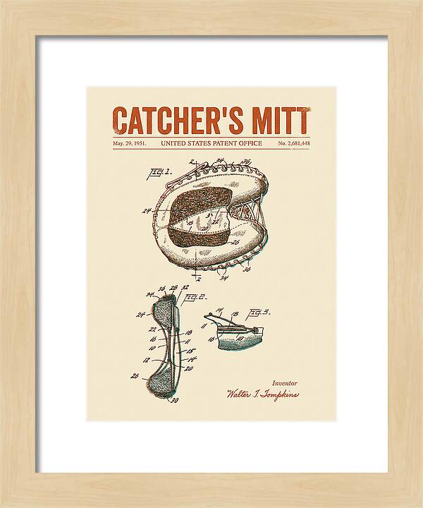 Catcher's Mitt Retro Patent Us2681448a