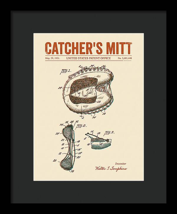 Catcher's Mitt Retro Patent Us2681448a
