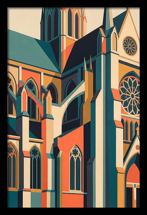 Cathedral In Bold Colors