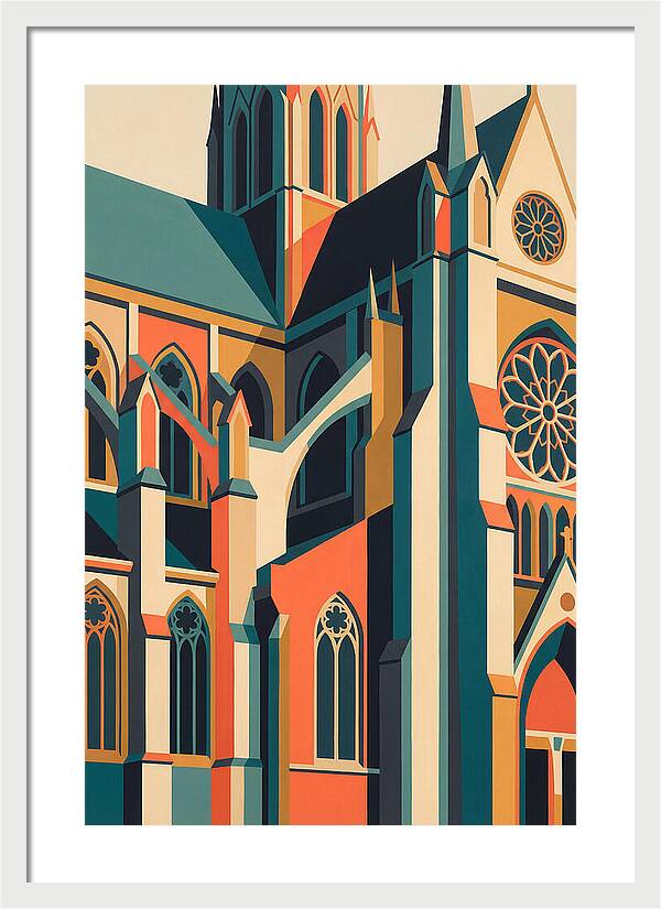 Cathedral In Bold Colors
