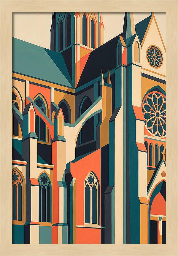 Cathedral In Bold Colors