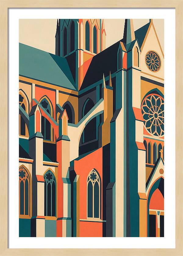 Cathedral In Bold Colors
