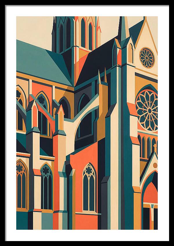 Cathedral In Bold Colors