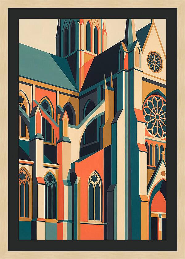 Cathedral In Bold Colors