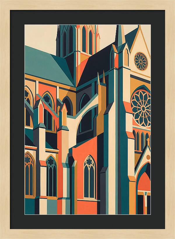 Cathedral In Bold Colors