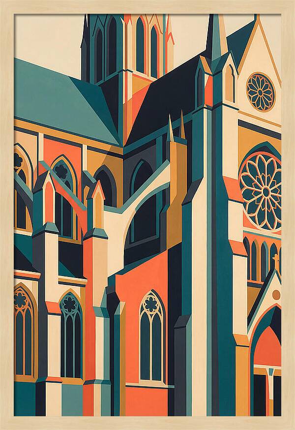 Cathedral In Bold Colors