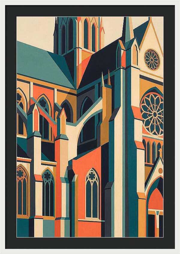Cathedral In Bold Colors