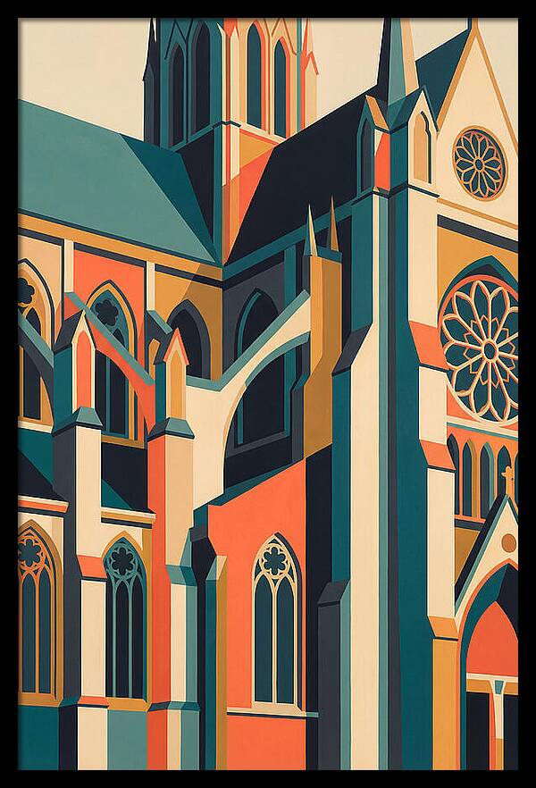 Cathedral In Bold Colors