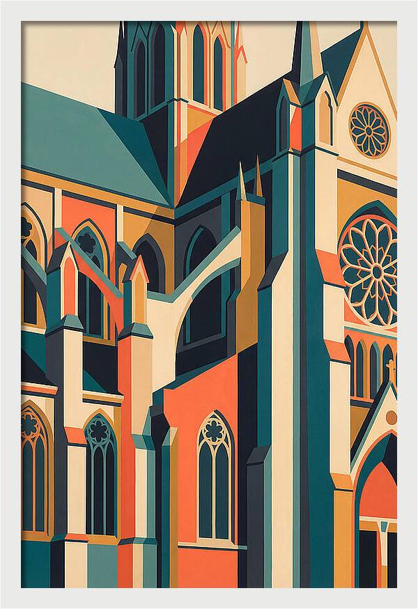Cathedral In Bold Colors