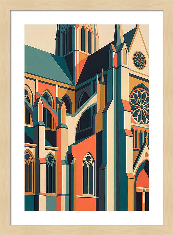 Cathedral In Bold Colors