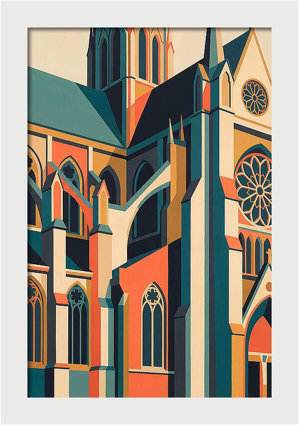 Cathedral In Bold Colors