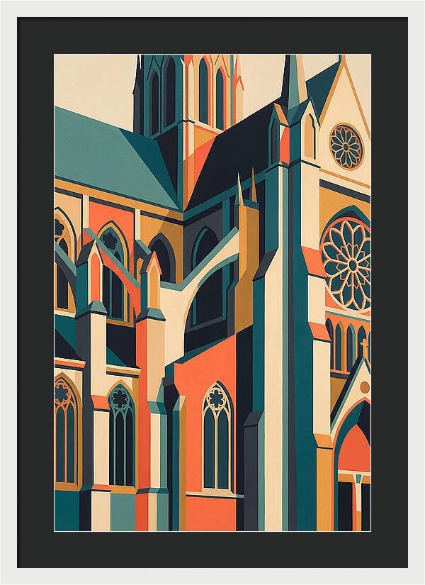 Cathedral In Bold Colors