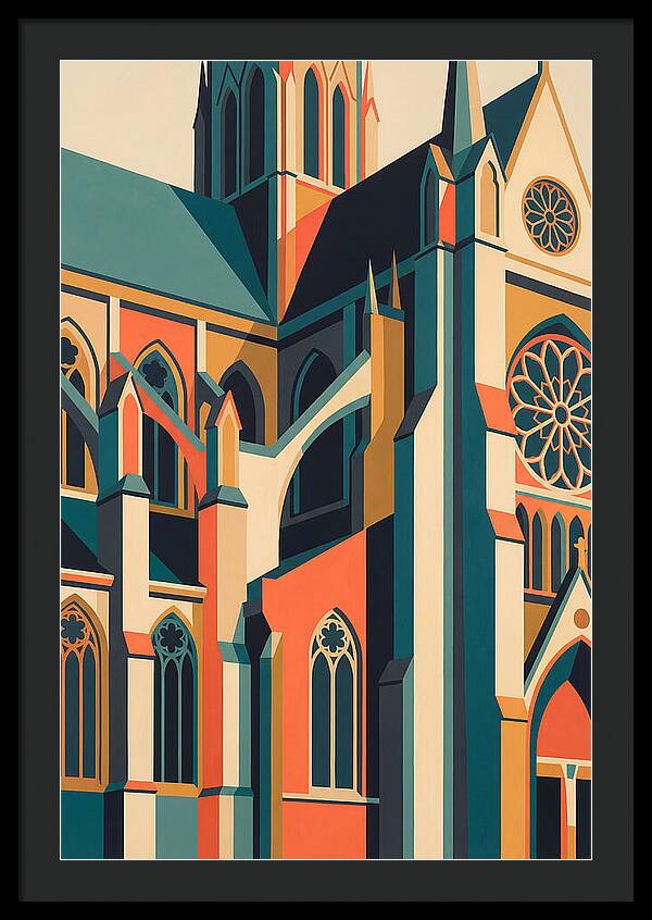 Cathedral In Bold Colors