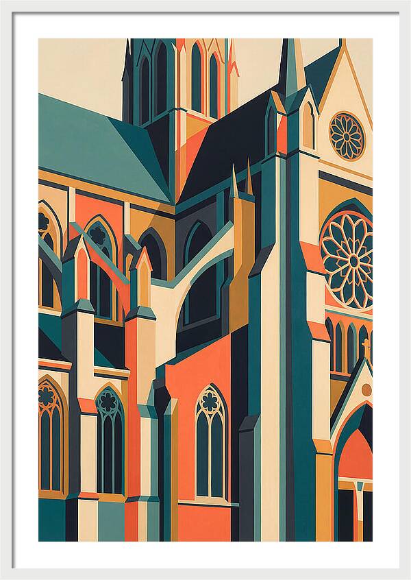 Cathedral In Bold Colors