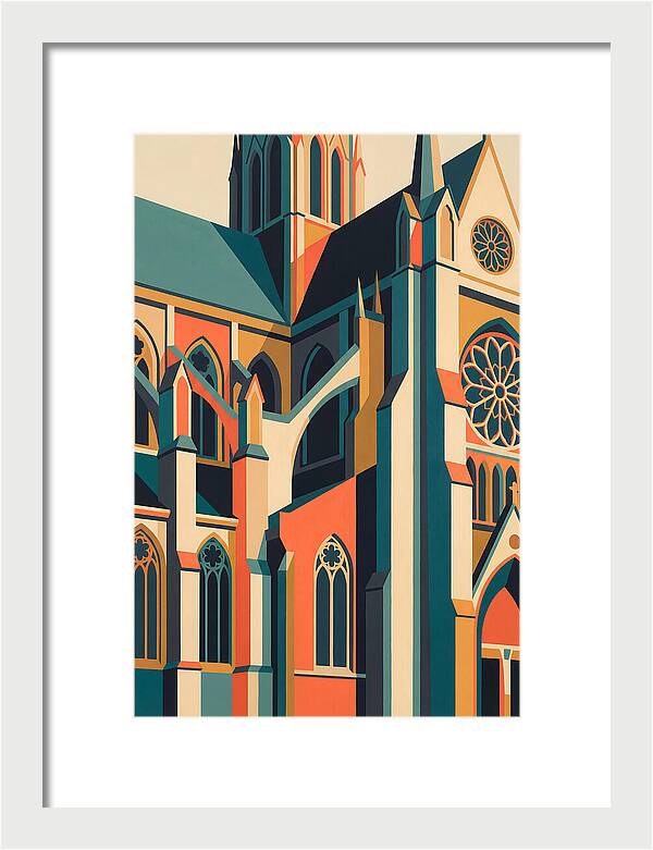 Cathedral In Bold Colors