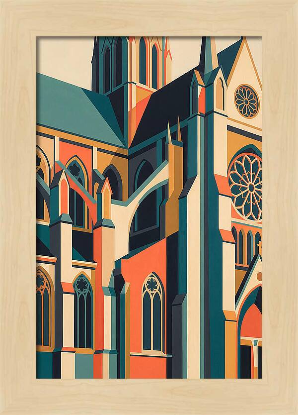 Cathedral In Bold Colors