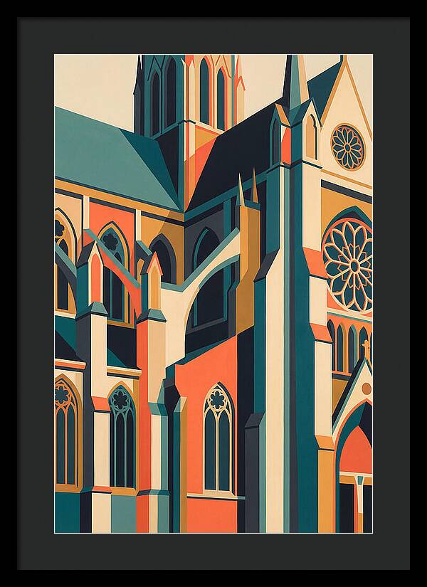 Cathedral In Bold Colors