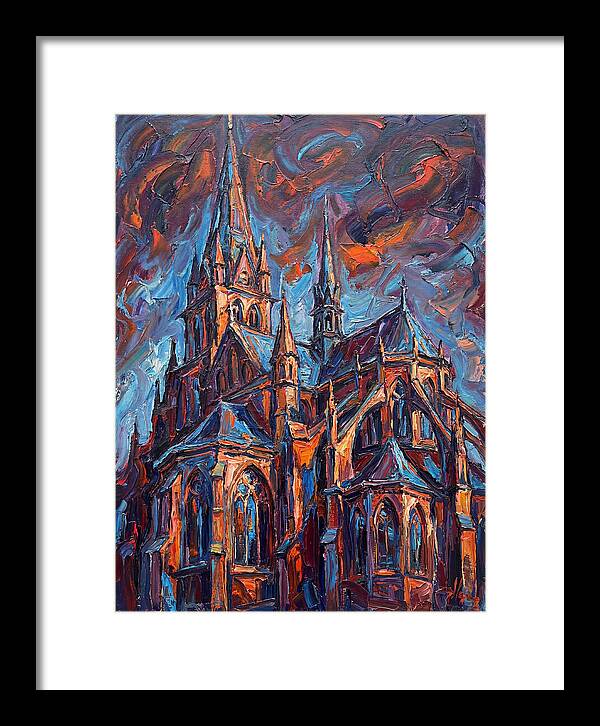 Cathedral In Expressionist Style