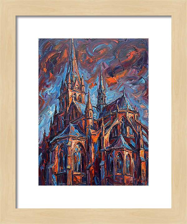 Cathedral In Expressionist Style