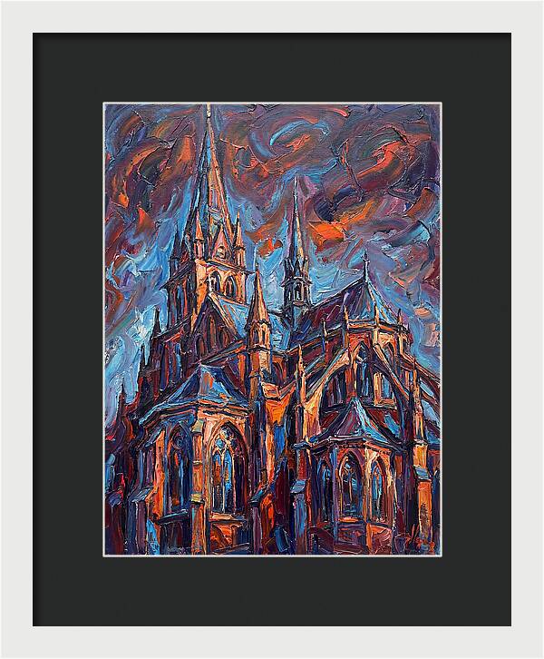 Cathedral In Expressionist Style