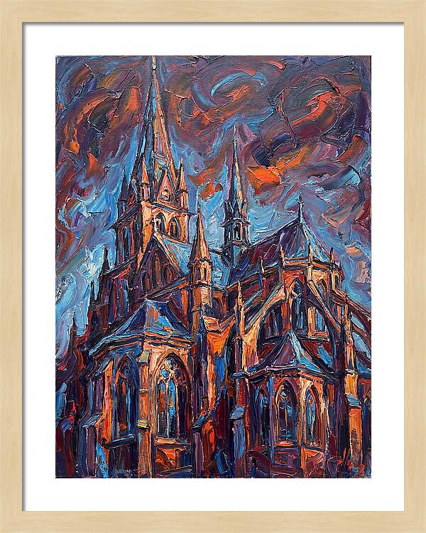 Cathedral In Expressionist Style