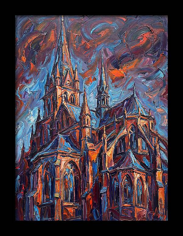 Cathedral In Expressionist Style