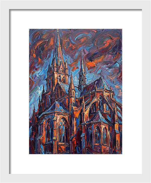 Cathedral In Expressionist Style