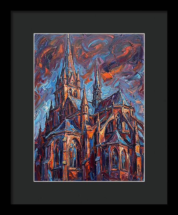 Cathedral In Expressionist Style