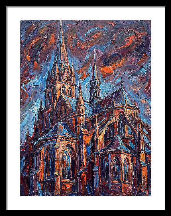 Cathedral In Expressionist Style