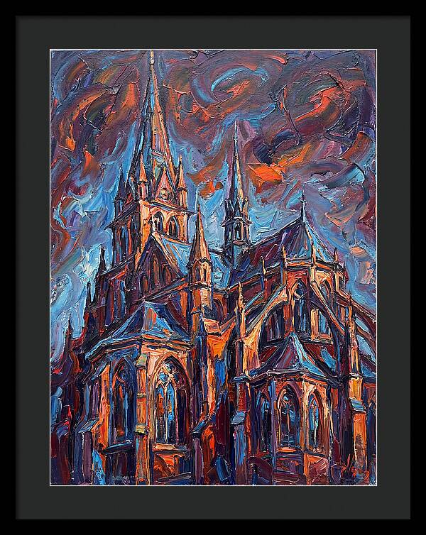 Cathedral In Expressionist Style