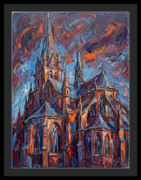 Cathedral In Expressionist Style