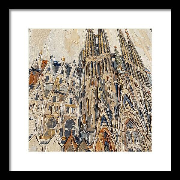 Cathedral In Palette Knife Style