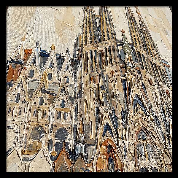 Cathedral In Palette Knife Style