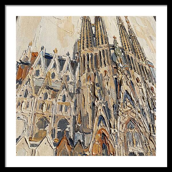 Cathedral In Palette Knife Style