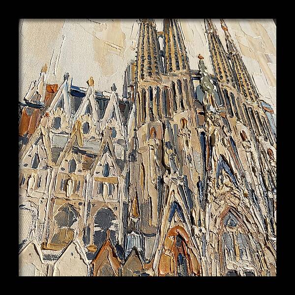 Cathedral In Palette Knife Style